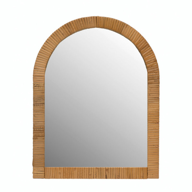 Bay Isle Home™ Yanceyville Arched Rattan Wall Mirror & Reviews Wayfair